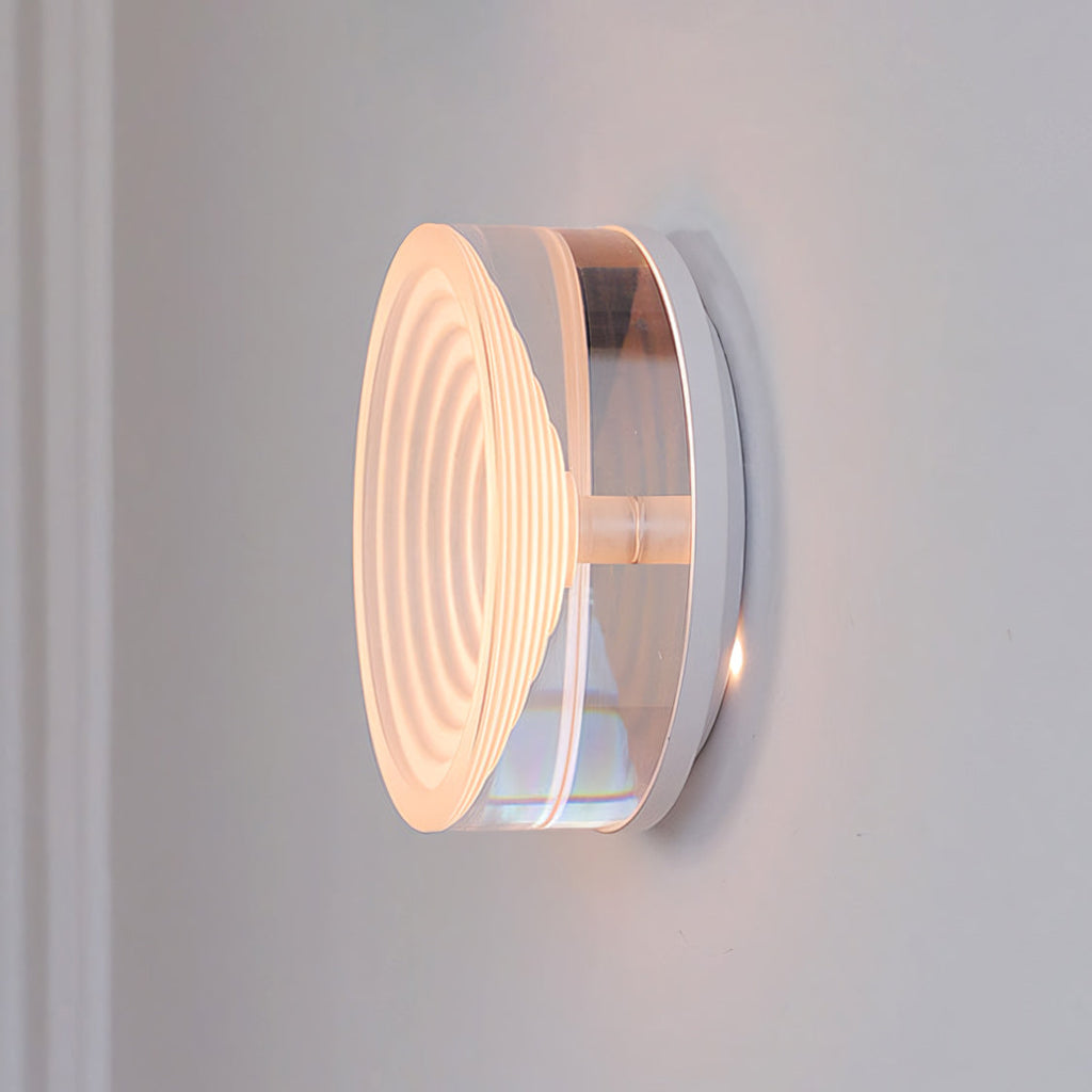 Concentric LED Wall Sconce, Ultra-Flush Halo