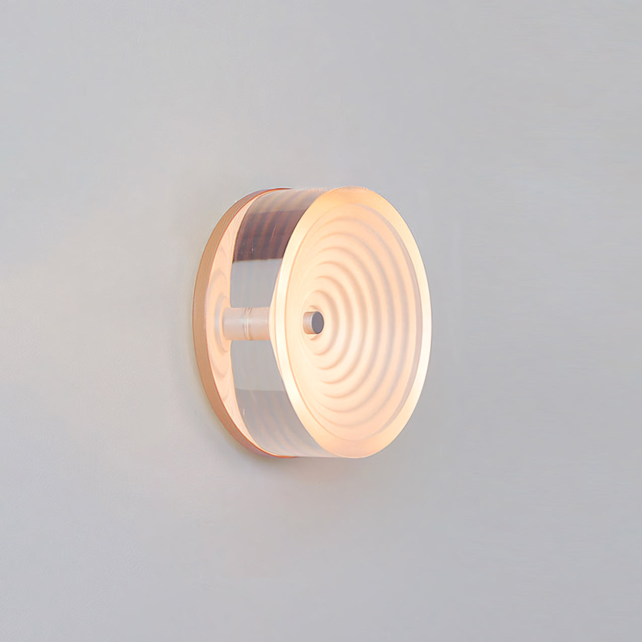 Concentric LED Wall Sconce, Ultra-Flush Halo