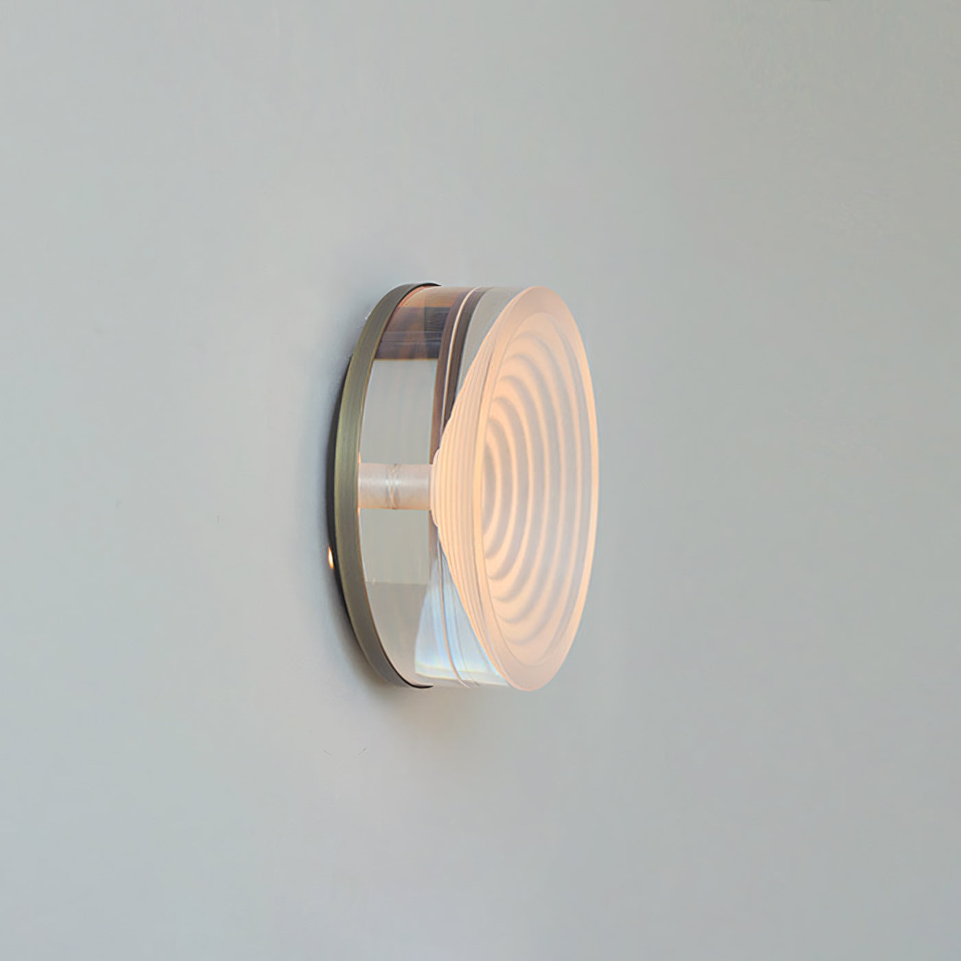 Concentric LED Wall Sconce, Ultra-Flush Halo