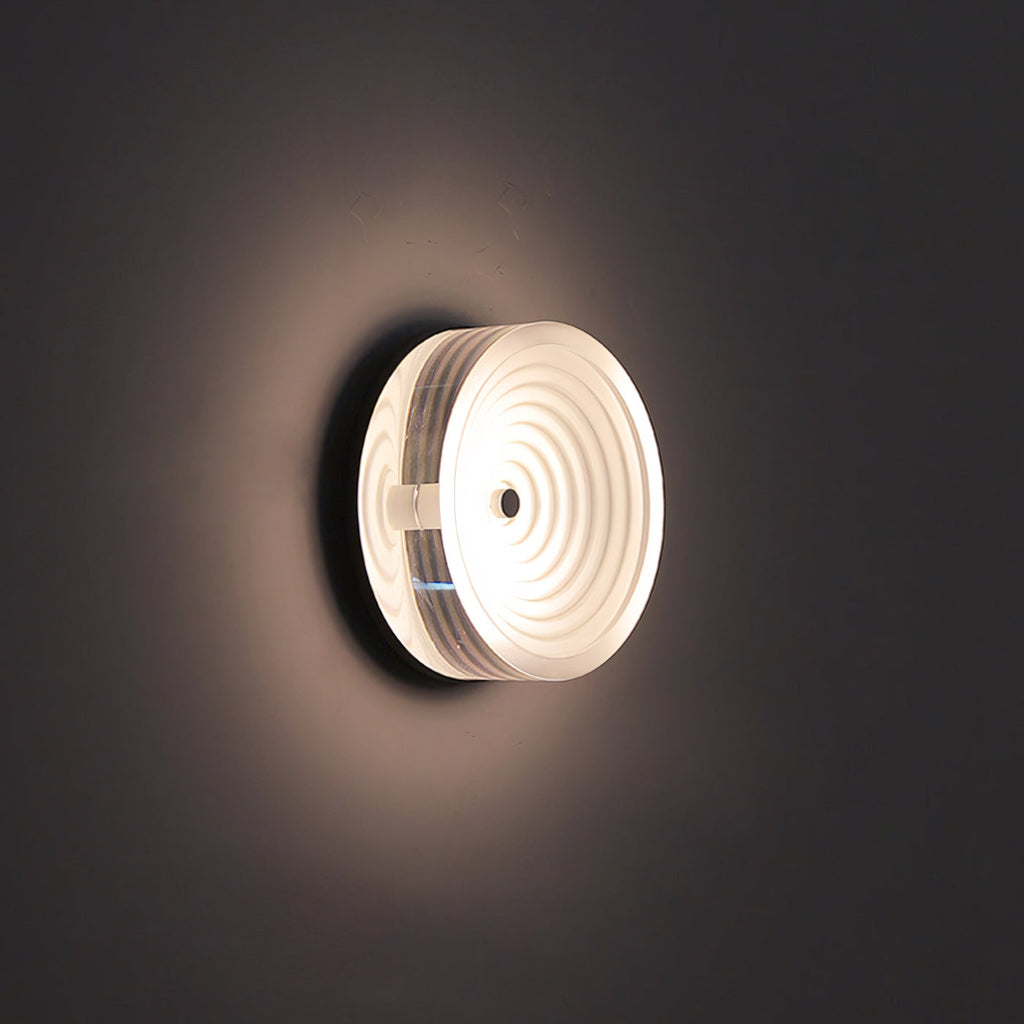Concentric LED Wall Sconce, Ultra-Flush Halo