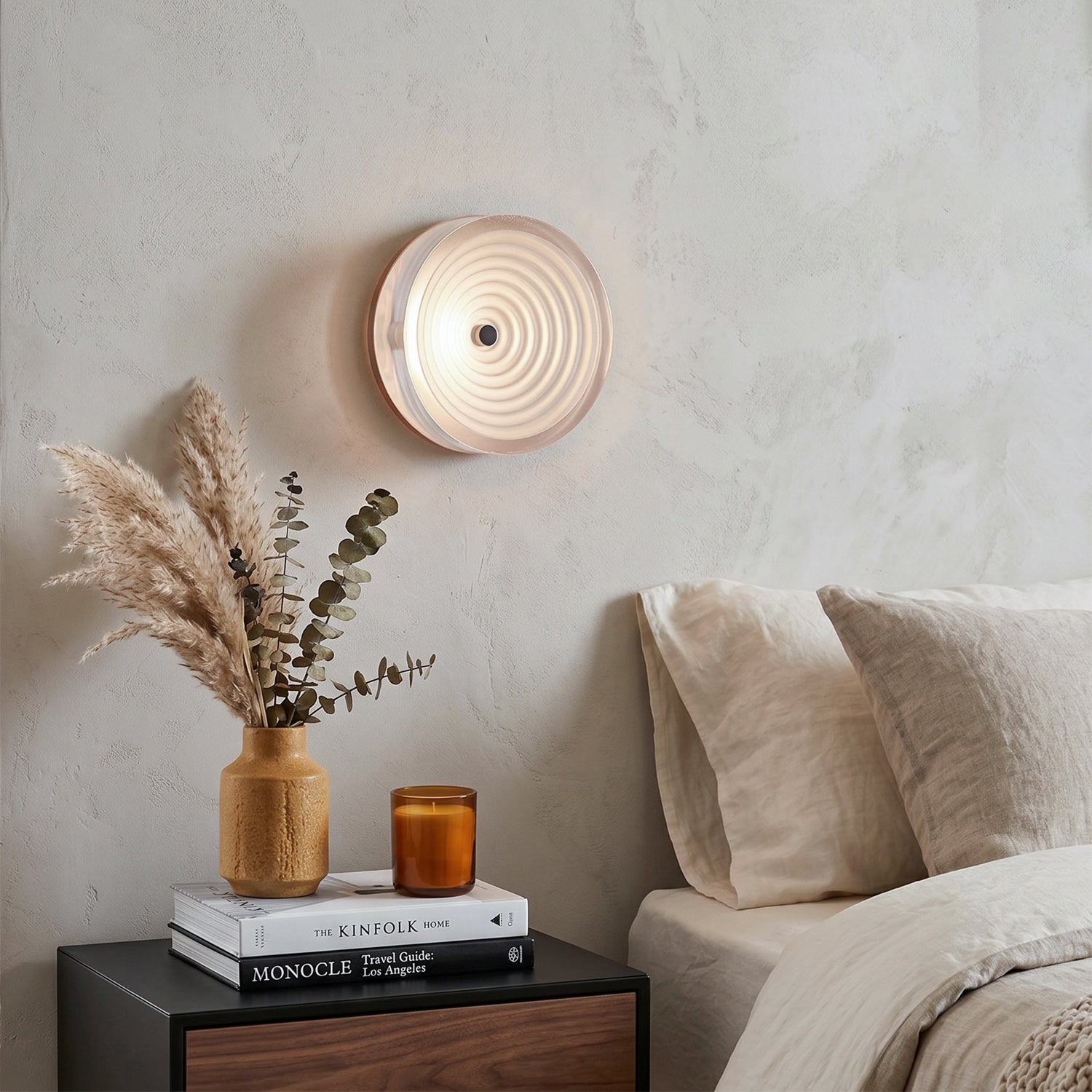 Concentric LED Wall Sconce, Ultra-Flush Halo
