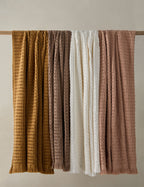 Sera Cotton Throw | Breathable, Stylish Layer