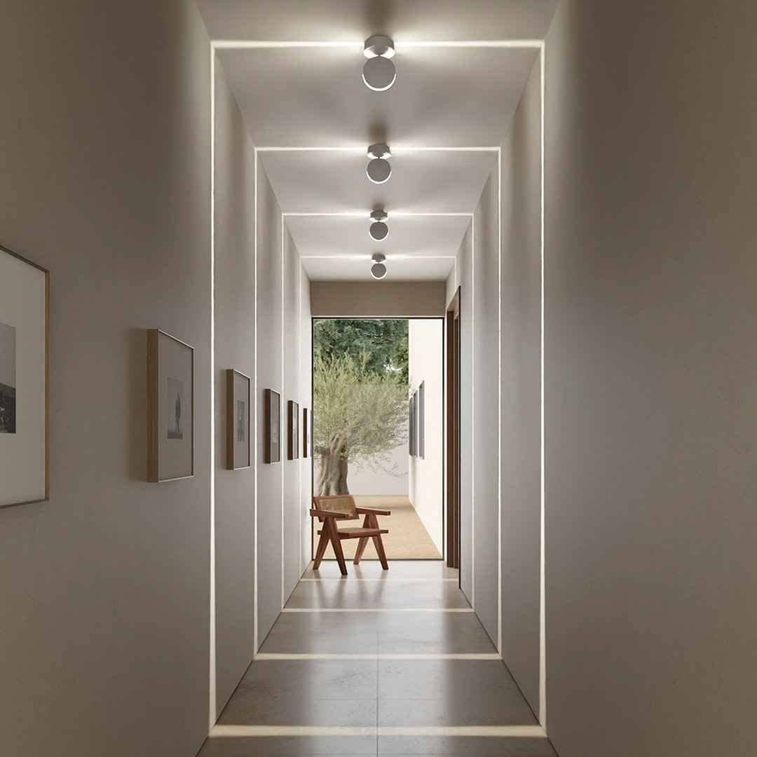 Sola Spotlight Wall Light | 360° Rotatable, Matt White