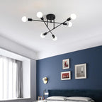 Mid-Century Sputnik Semi-Flush Ceiling Lamp