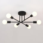 Mid-Century Sputnik Semi-Flush Ceiling Lamp