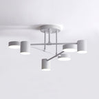 Modern Brass Globe LED Sputnik Ceiling Light 6-Light