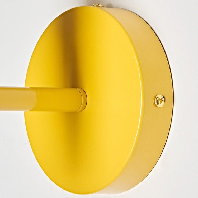 Stacked Geometric Glass Wall Sconce, Colorful