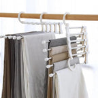 SteelLine: Trouser Hanger with 5 Bars – Durable, Non-Slip & Perfect for Jeans, Suits & Dress Pants