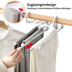 SteelLine: Trouser Hanger with 5 Bars – Durable, Non-Slip & Perfect for Jeans, Suits & Dress Pants