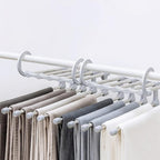 SteelLine: Trouser Hanger with 5 Bars – Durable, Non-Slip & Perfect for Jeans, Suits & Dress Pants