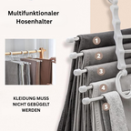 SteelLine: Trouser Hanger with 5 Bars – Durable, Non-Slip & Perfect for Jeans, Suits & Dress Pants