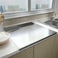 Stainless Steel Cutting Board, Non-Slip Base, Integrated Lip, Dishwasher Safe