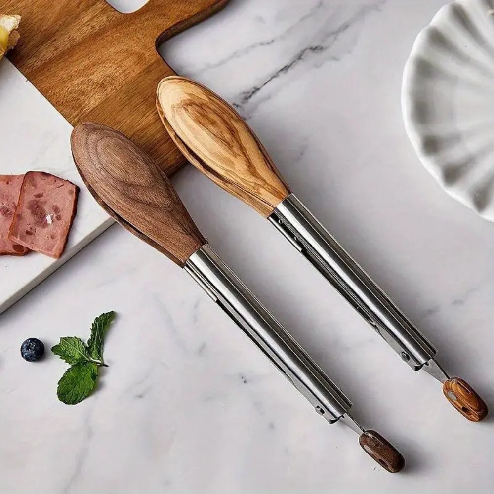 Kitchen Tongs Set with Ergonomic Grip and Heat Resistant Design