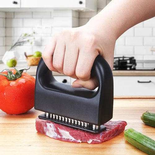 Blade Meat Tenderizer, Stainless Steel, Dishwasher Safe, Black Handle