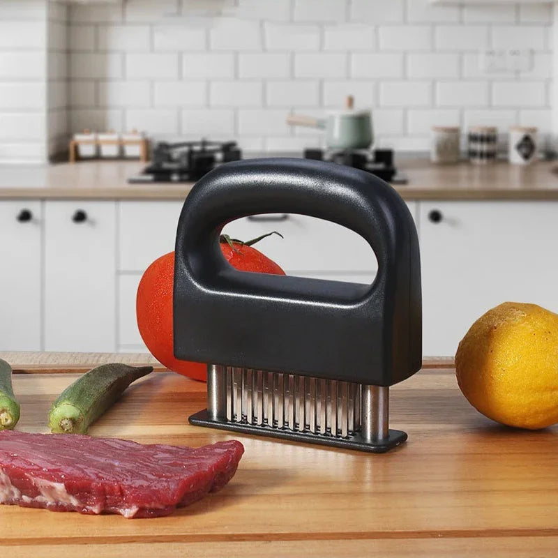 Blade Meat Tenderizer, Stainless Steel, Dishwasher Safe, Black Handle