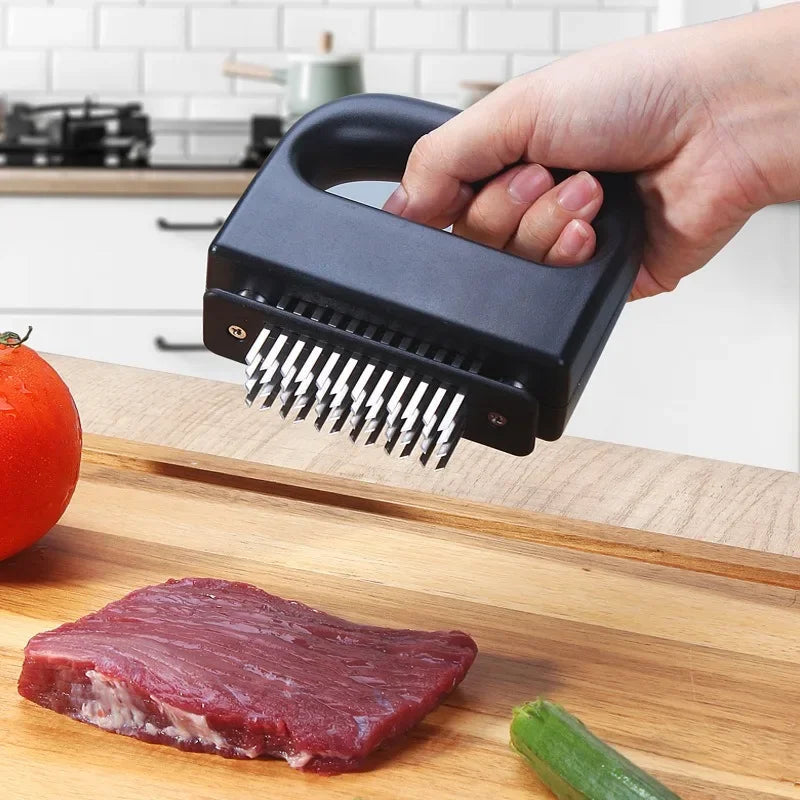 Blade Meat Tenderizer, Stainless Steel, Dishwasher Safe, Black Handle