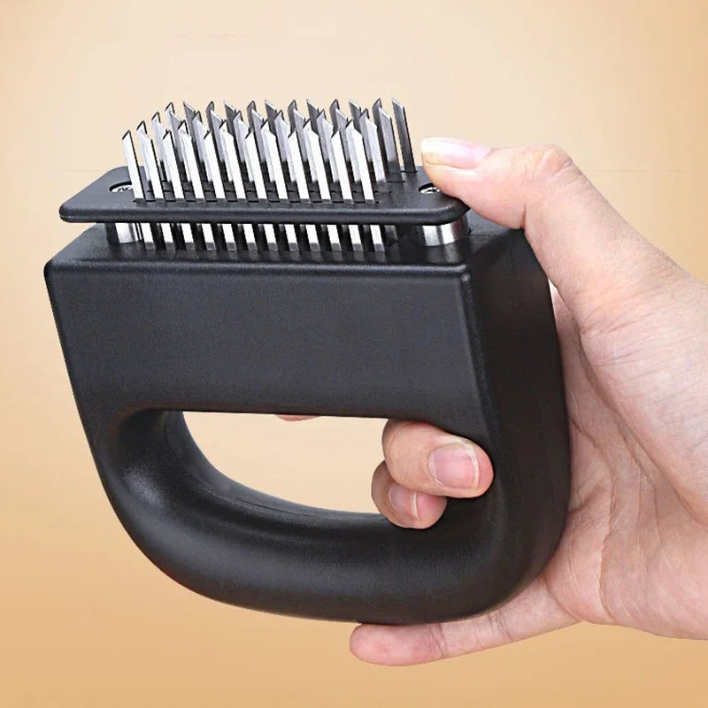 Blade Meat Tenderizer, Stainless Steel, Dishwasher Safe, Black Handle