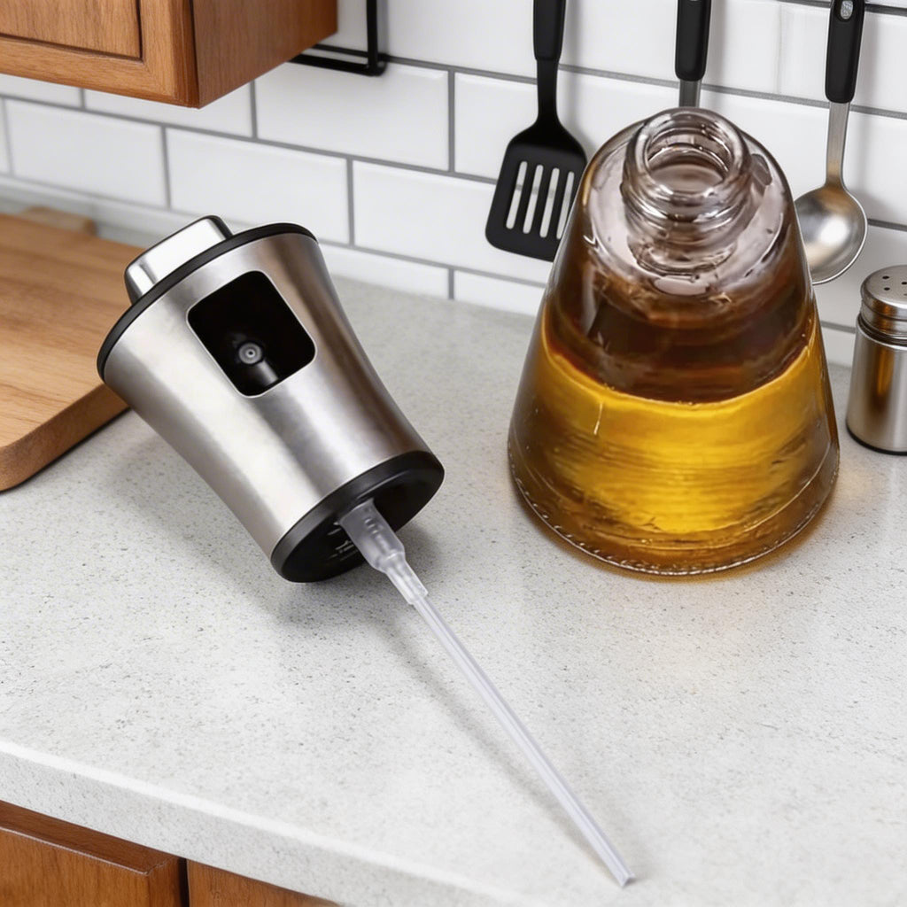 Cooking Oil Sprayer Glass Refillable Precise Mist for Healthy Cooking