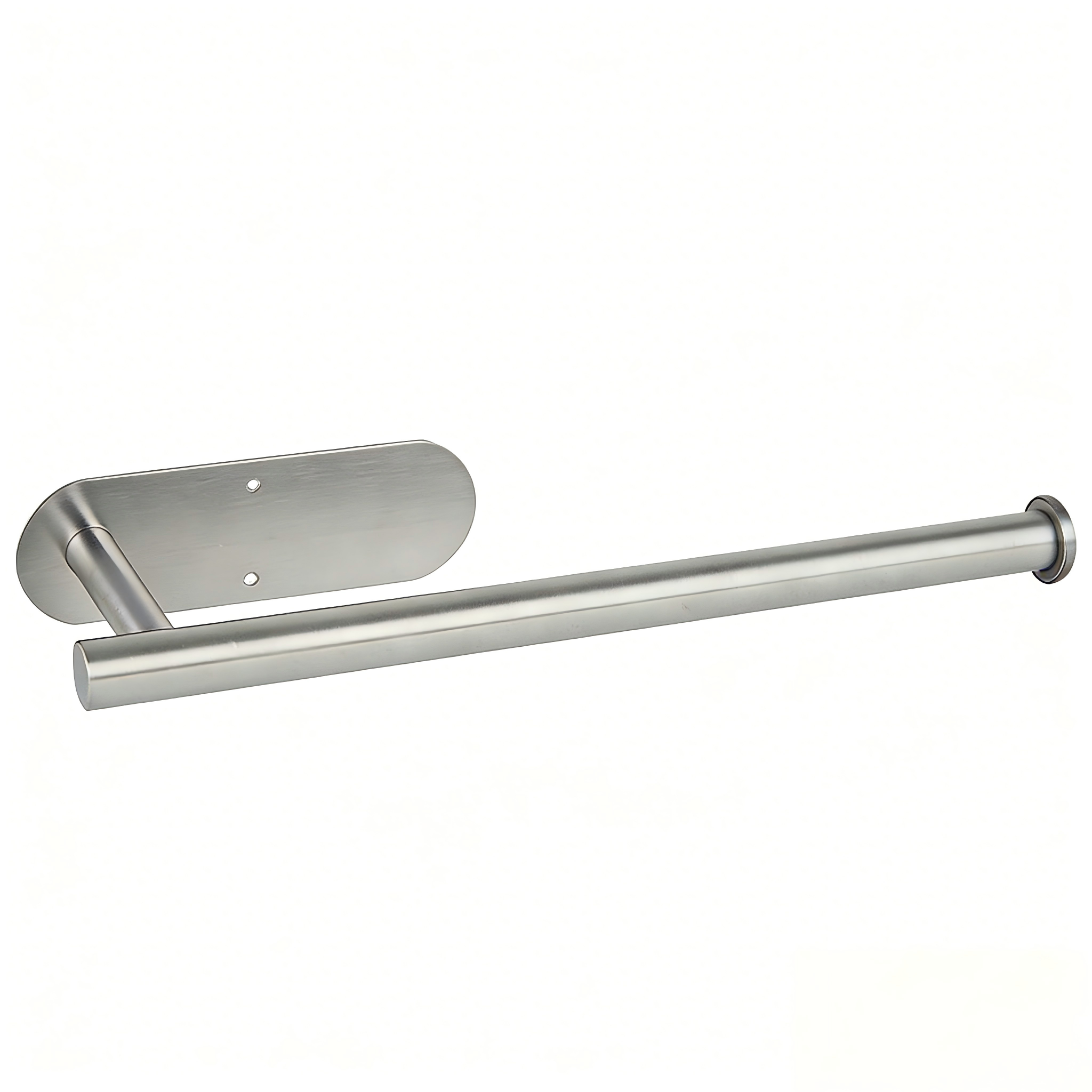 Paper Towel Holder Stainless Steel Wall Mounted Adhesive Installation