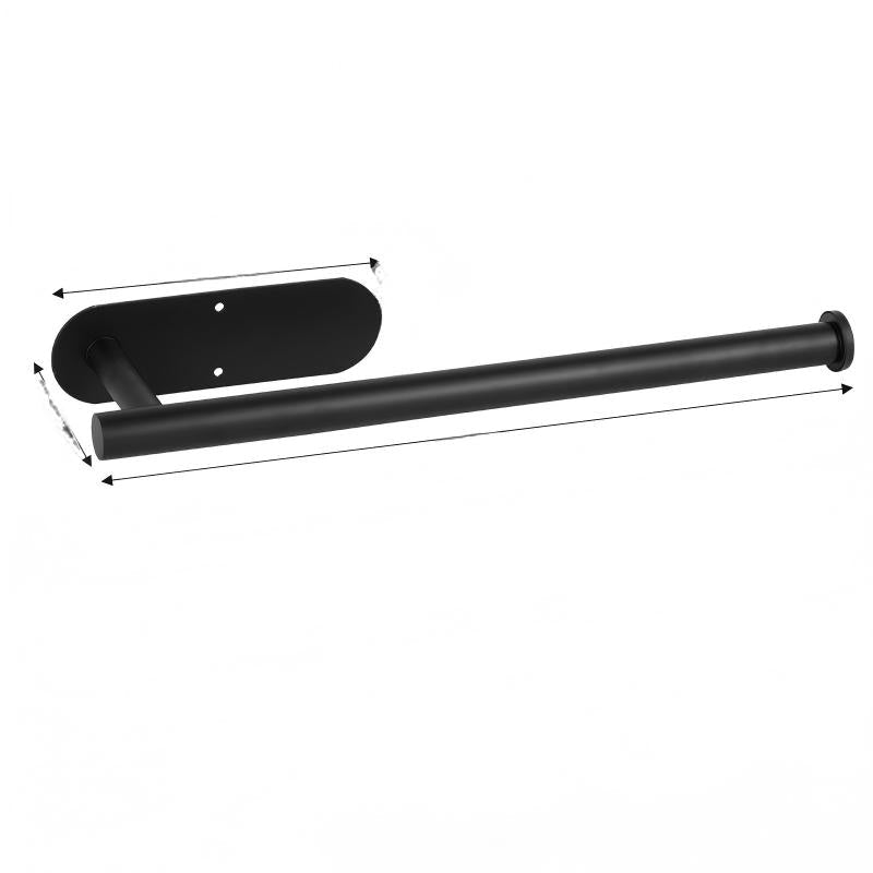 Paper Towel Holder Stainless Steel Wall Mounted Adhesive Installation