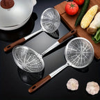 Skimmer Strainer, Long Handle, Round Basket, Hanging Hole