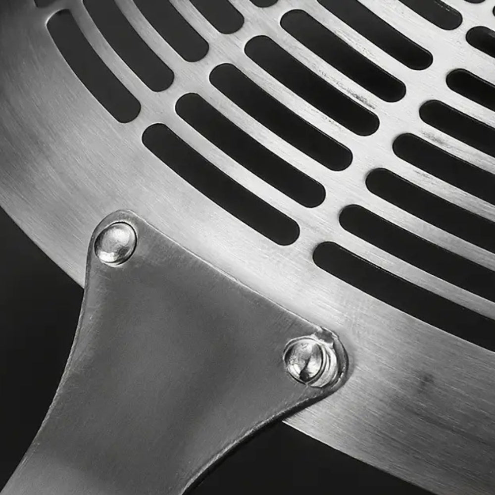 Skimmer Strainer, Long Handle, Round Basket, Hanging Hole