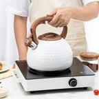 Whistling Tea Kettle 95oz Stainless Steel Stovetop Ergonomic Handle
