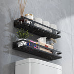StarkerRaum: Wall Shelf for Bathroom – Durable Cast Iron Shelf, Multifunctional & Stable for Shower & Bathroom Organization