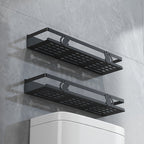 StarkerRaum: Wall Shelf for Bathroom – Durable Cast Iron Shelf, Multifunctional & Stable for Shower & Bathroom Organization