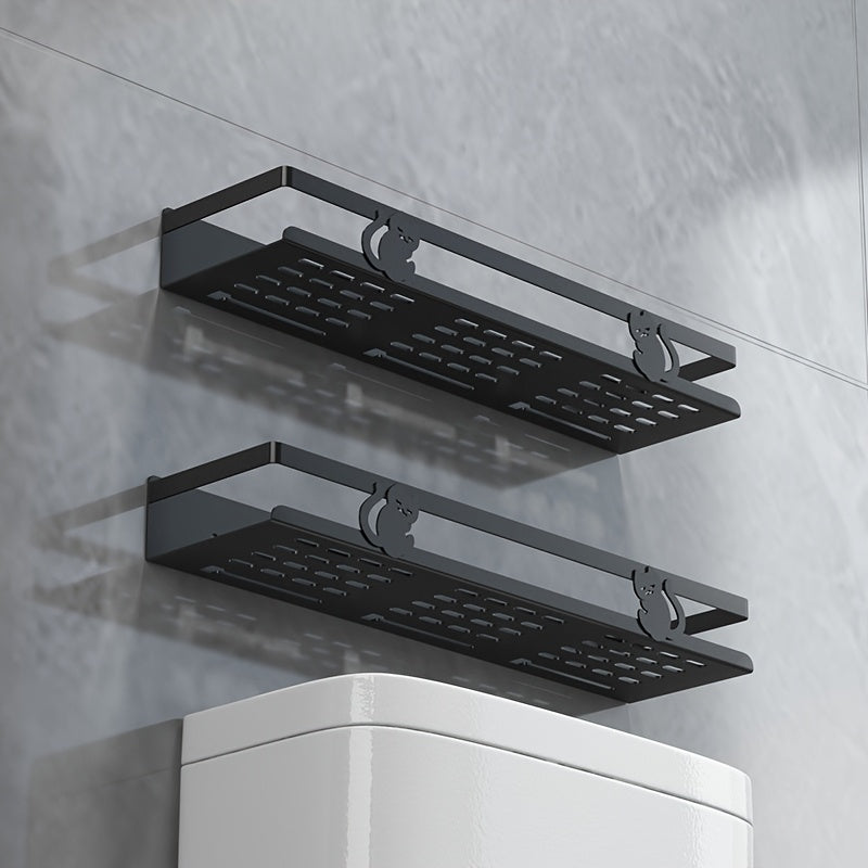 StarkerRaum: Wall Shelf for Bathroom – Durable Cast Iron Shelf, Multifunctional & Stable for Shower & Bathroom Organization
