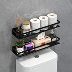 StarkerRaum: Wall Shelf for Bathroom – Durable Cast Iron Shelf, Multifunctional & Stable for Shower & Bathroom Organization
