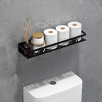 StarkerRaum: Wall Shelf for Bathroom – Durable Cast Iron Shelf, Multifunctional & Stable for Shower & Bathroom Organization