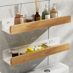 StrongTray: Wall Shelf Shower – Modern Wrought Iron Shelf, Stable & Floating Without Drilling for Bathroom Organization