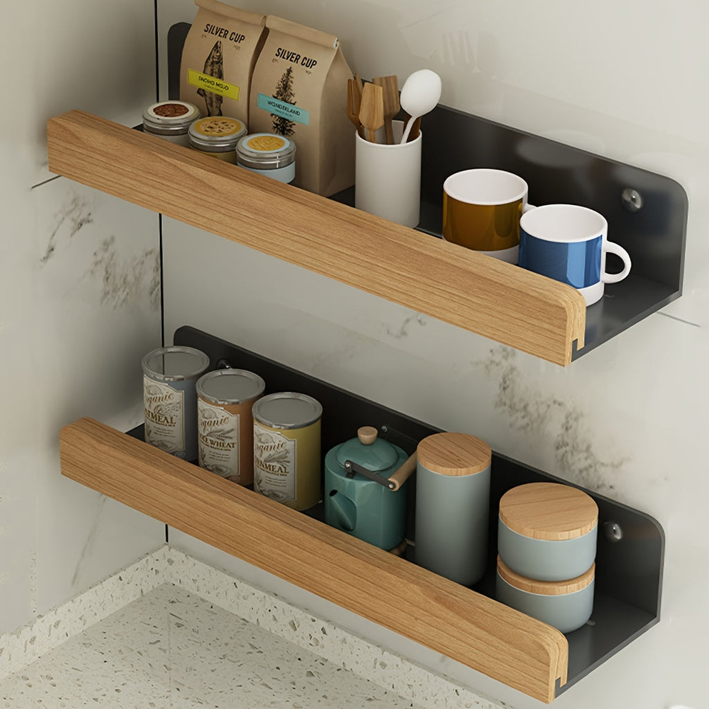 StrongTray: Wall Shelf Shower – Modern Wrought Iron Shelf, Stable & Floating Without Drilling for Bathroom Organization
