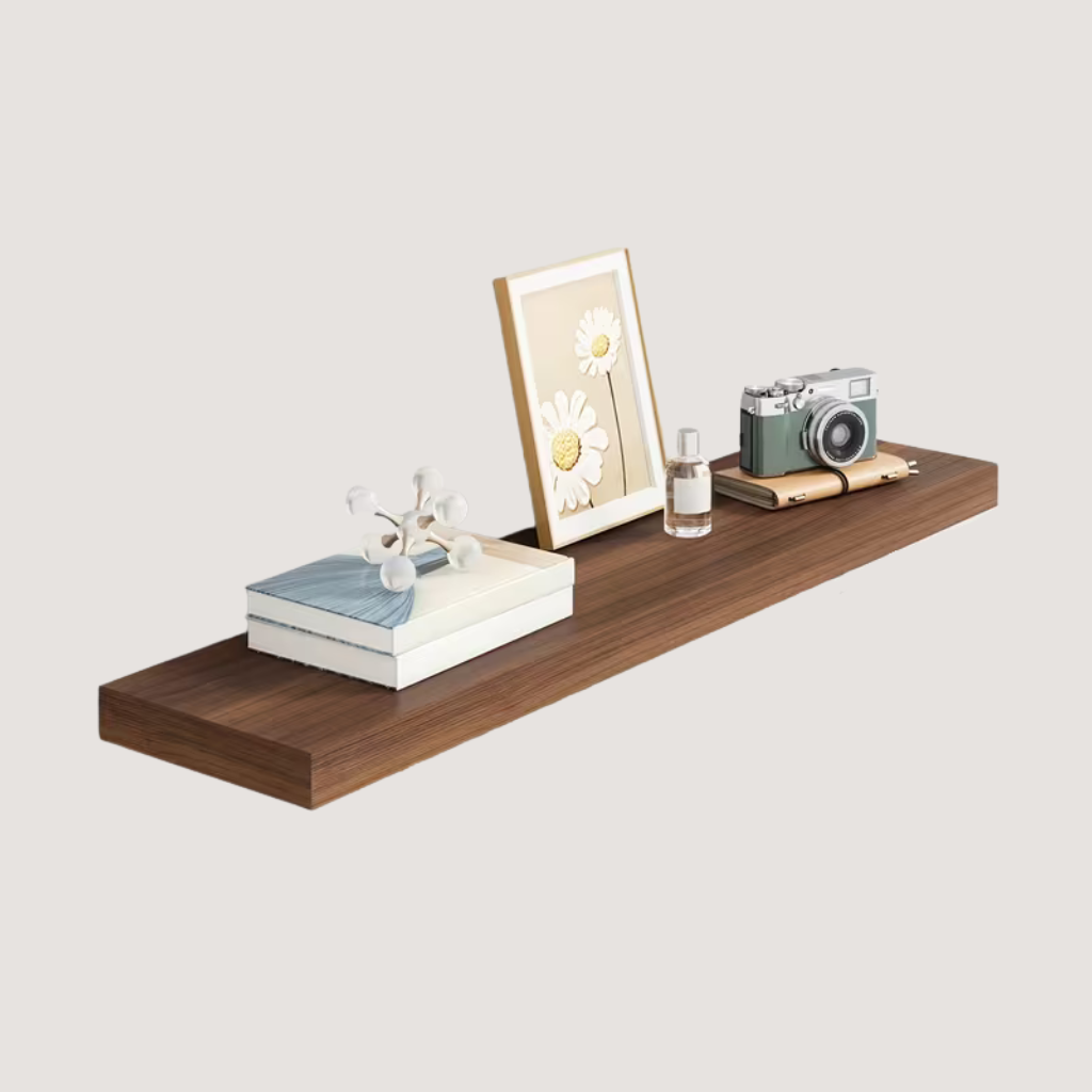 StorageWood: Wall Shelves Hanging – Stable, Decorative & Space-Saving with Solid Wood Design for Living Room & Kitchen