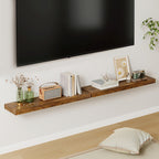 StorageWood: Wall Shelves Hanging – Stable, Decorative & Space-Saving with Solid Wood Design for Living Room & Kitchen