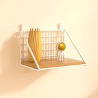 StorageStyle: Minimalist Wall Shelf – Stable, Space-Saving & Decorative with Metal Finish for Bathroom & Bedroom