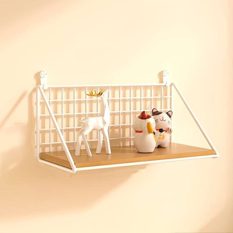 StorageStyle: Minimalist Wall Shelf – Stable, Space-Saving & Decorative with Metal Finish for Bathroom & Bedroom