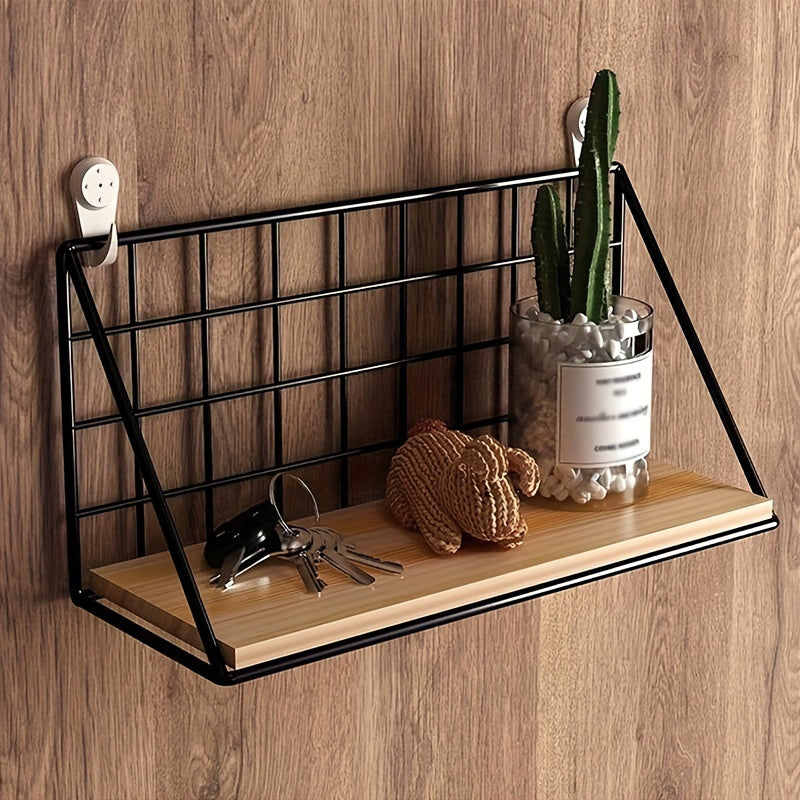 StorageStyle: Minimalist Wall Shelf – Stable, Space-Saving & Decorative with Metal Finish for Bathroom & Bedroom
