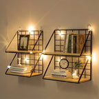 StorageStyle: Minimalist Wall Shelf – Stable, Space-Saving & Decorative with Metal Finish for Bathroom & Bedroom
