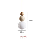 SteinAura: Travertine Pendant Light Made of Natural Stone – Modern Design for Dining Rooms & Living Rooms