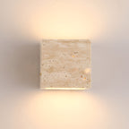 SteinLume: Travertine Wall Light – Modern LED Wall Lamp for Indoor & Outdoor Use