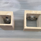 SteinLume: Travertine Wall Light – Modern LED Wall Lamp for Indoor & Outdoor Use