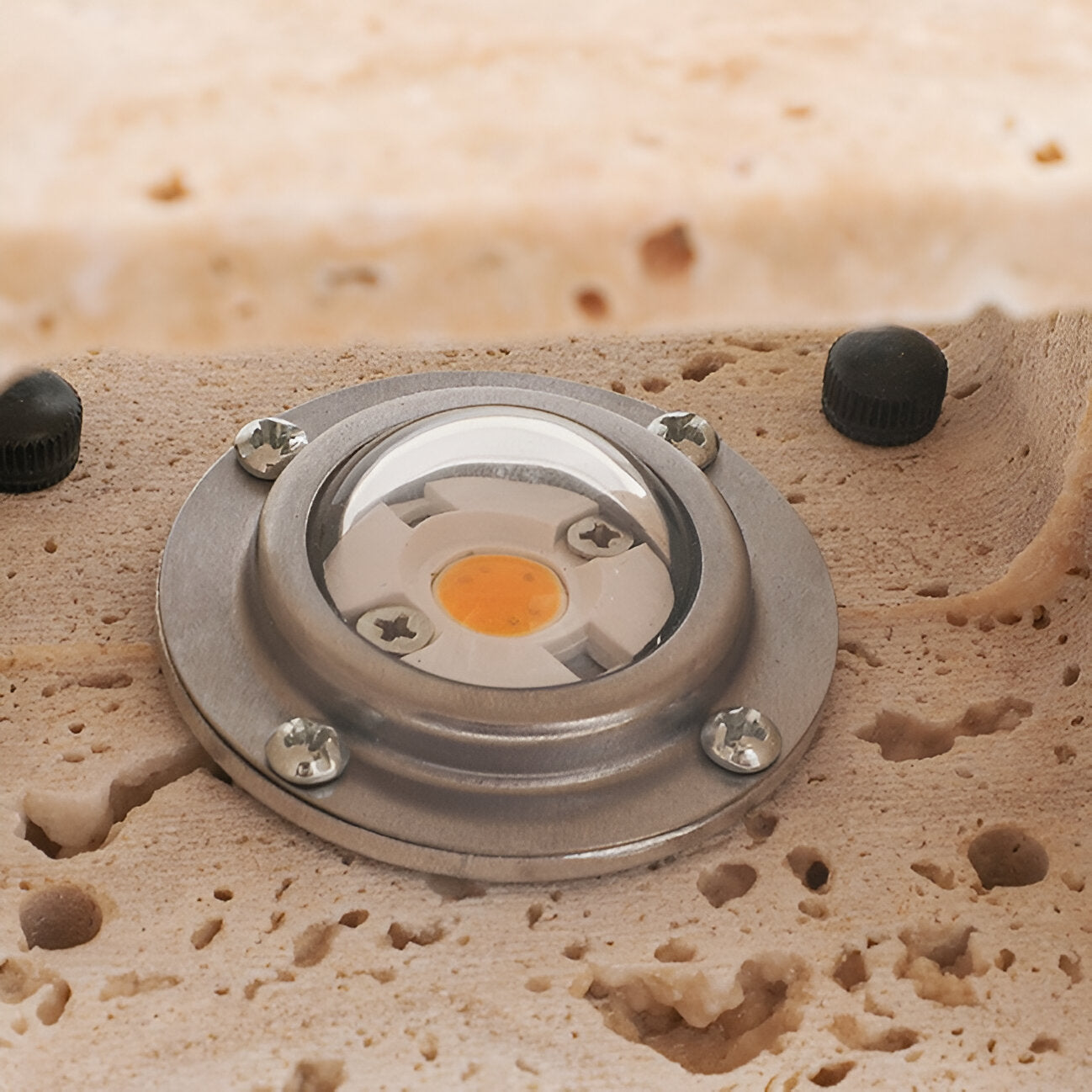SteinLume: Travertine Wall Light – Modern LED Wall Lamp for Indoor & Outdoor Use