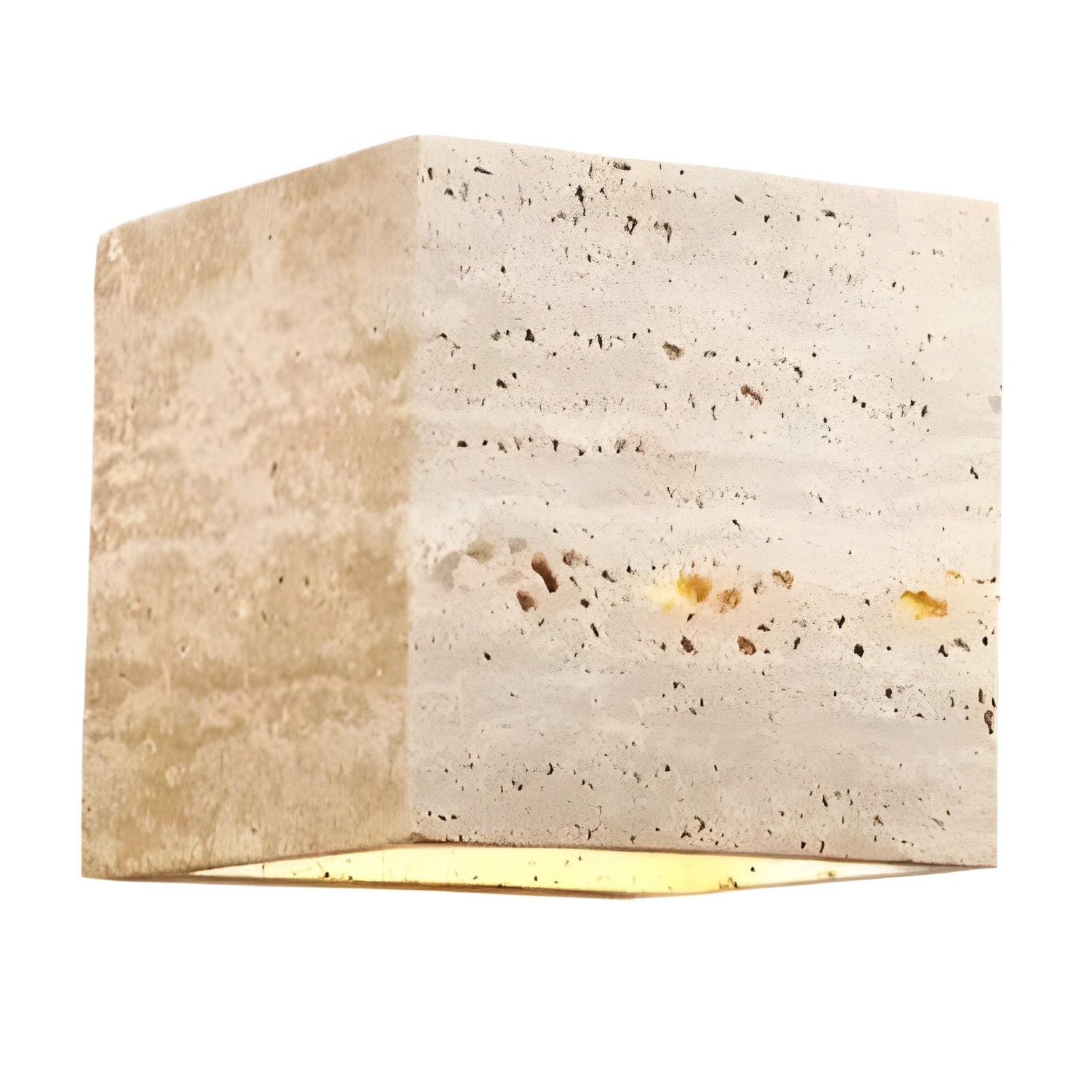 SteinLume: Travertine Wall Light – Modern LED Wall Lamp for Indoor & Outdoor Use