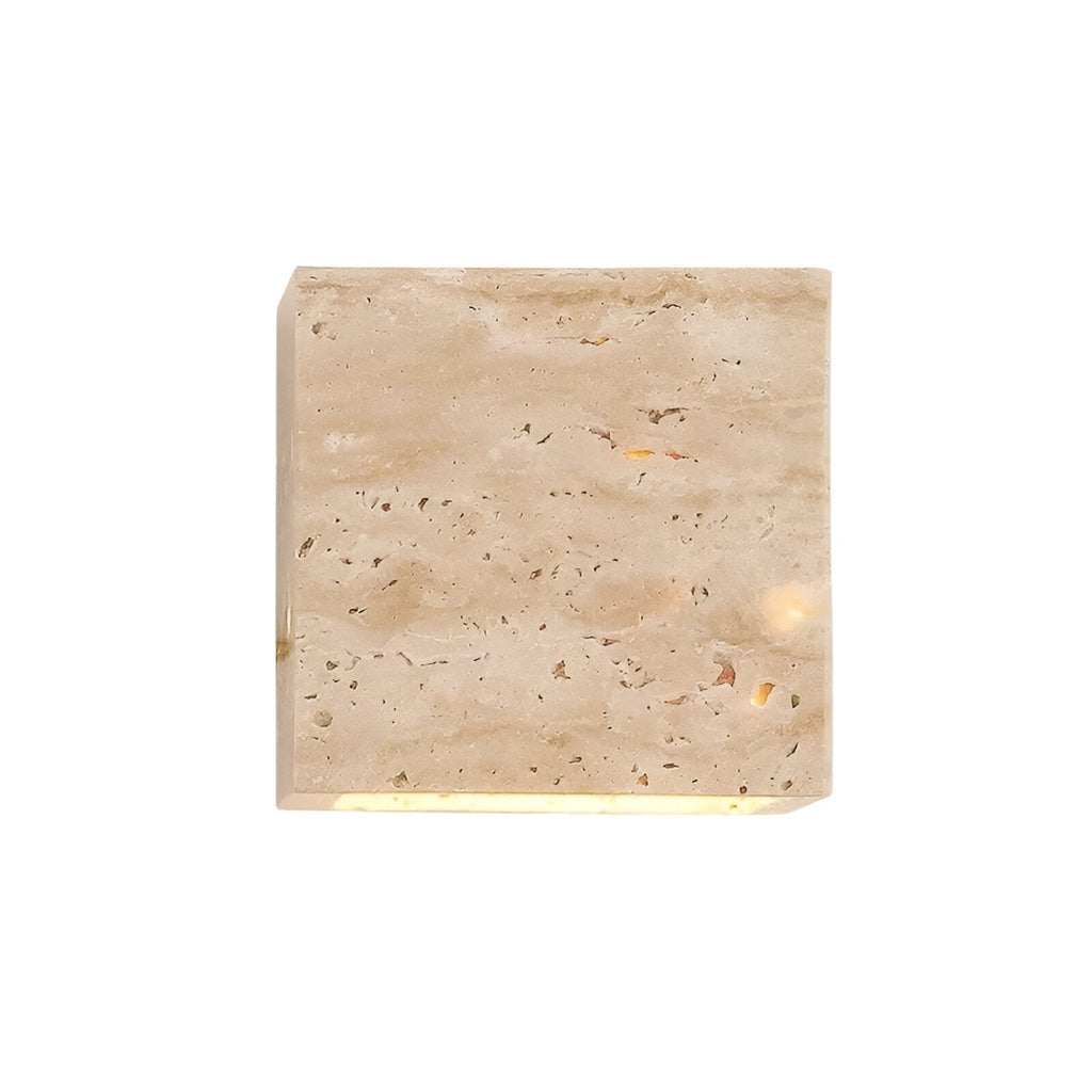 SteinLume: Travertine Wall Light – Modern LED Wall Lamp for Indoor & Outdoor Use