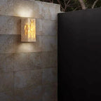 SteinLume: Travertine Wall Light – Modern LED Wall Lamp for Indoor & Outdoor Use