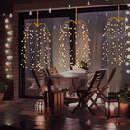 StellaBaum: 3-Piece Set Tree-Shaped LED String Lights – Christmas Lighting for Garden & Terrace
