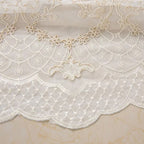 EmbroideryGlory: Classic Curtains with Lace Embroidery – Elegant and Easy Care for Bedrooms