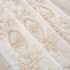 EmbroideryGlory: Classic Curtains with Lace Embroidery – Elegant and Easy Care for Bedrooms